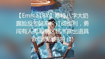 【Emma18Y】推特八字大奶露脸反差婊高价订阅福利，勇闯有人男厕景区超市露出道具紫薇野战啪啪 (1)