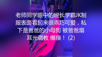 老师同学眼中的班长学霸JK制服表面看起来很乖巧可爱，私下是爸爸的小母狗 被爸爸扇耳光调教 爆操！ (2)