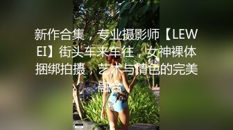 新作合集，专业摄影师【LEWEI】街头车来车往，女神裸体捆绑拍摄，艺术与情色的完美融合，