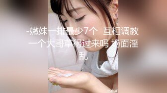 高颜值CD西西 二次元‘妹子’ 居家穿上丝袜 手丝撸性感的鸡巴，好喜欢它的 这苗条美腿 有人爱吗，射了好多精液在丝袜上！