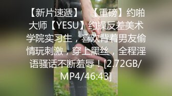 【新片速遞】   【重磅】约啪大师【YESU】约操反差美术学院实习生，喜欢背着男友偷情玩刺激，穿上黑丝，全程淫语骚话不断羞辱！[2.72GB/MP4/46:43]