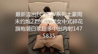 最新流出FC2PPV系列土豪周末约炮21岁G奶美女中式碎花旗袍装白浆超多中出内射1475835