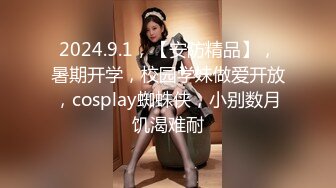 2024.9.1，【安防精品】，暑期开学，校园学妹做爱开放，cosplay蜘蛛侠，小别数月饥渴难耐