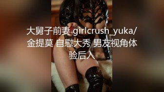 大舅子前妻 girlcrush_yuka/金提莫 自慰大秀 男友视角体验后入