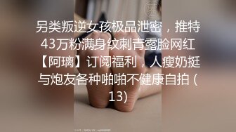 另类叛逆女孩极品泄密，推特43万粉满身纹刺青露脸网红【阿璃】订阅福利，人瘦奶挺与炮友各种啪啪不健康自拍 (13)