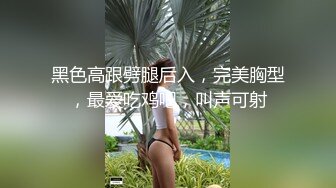 黑色高跟劈腿后入，完美胸型，最爱吃鸡吧，叫声可射