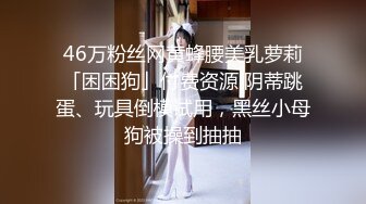 46万粉丝网黄蜂腰美乳萝莉「困困狗」付费资源 阴蒂跳蛋、玩具倒模试用，黑丝小母狗被操到抽抽