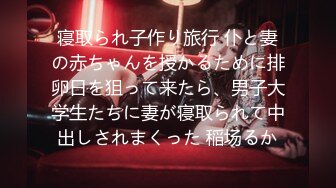 寝取られ子作り旅行 仆と妻の赤ちゃんを授かるために排卵日を狙って来たら、男子大学生たちに妻が寝取られて中出しされまくった 稲场るか