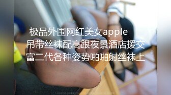 极品外围网红美女apple❤️吊带丝袜配高跟夜景酒店援交富二代各种姿势啪啪射丝袜上