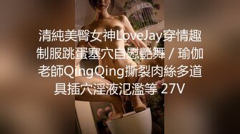 清純美臀女神LoveJay穿情趣制服跳蛋塞穴自慰艷舞／瑜伽老師QingQing撕裂肉絲多道具插穴淫液氾濫等 27V